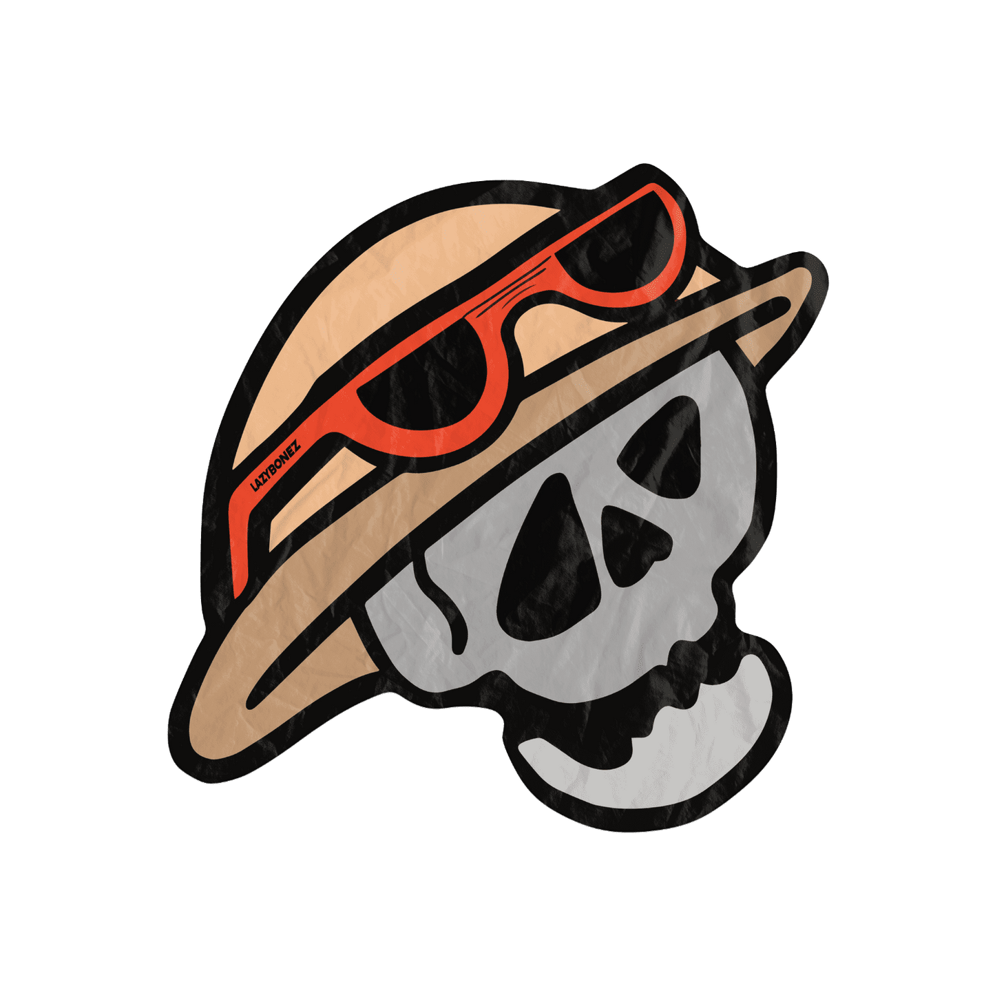 LazyBonez Chill Skull Mega Beach Towel