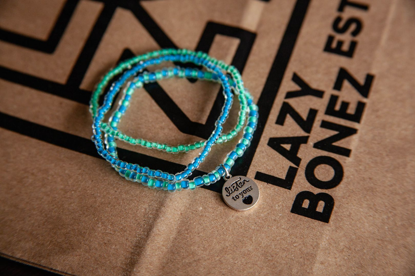 Listen To Your Heart 3 Piece Bracelet Set